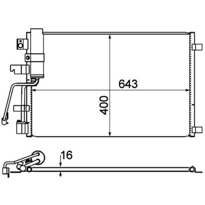 Air conditionné - condenseur [Equipementier Origine]