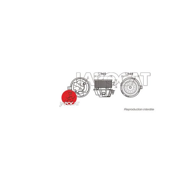 Chauffage - ventilateur (avec moteur électrique) [Générique]