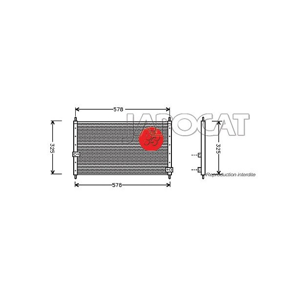 CONDENSEUR de Climatisation