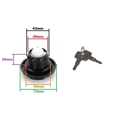 Réservoir à carburant - bouchon [Equipementier Origine]