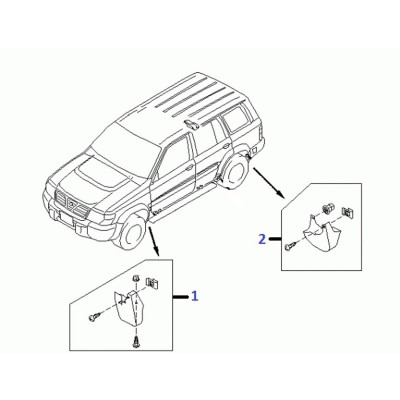 Bavettes de protection [Origine Constructeur]