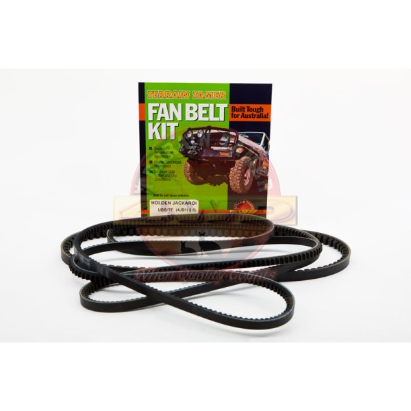 JEU COMPLET DE COURROIES d'ACCESSOIRES + CLIM 2.8L D 4JB1