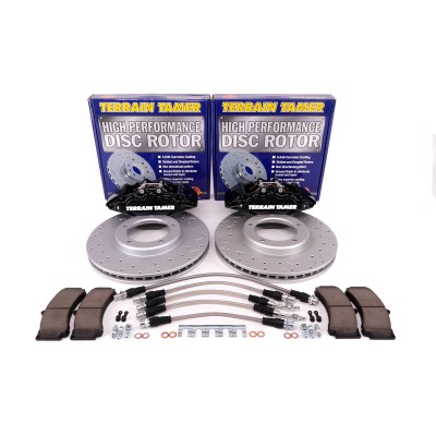 KIT FREIN AVANT GROS DIAMETRE 6 PISTONS MOYEUX MANUEL