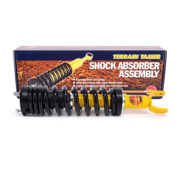 COIL OVER SHOCK ASSY PAIR RAISED 40-50MM 100KG PLUS