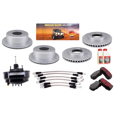 TT FORTIFIED BRAKE UPGRADE KIT NON ABS 4 BOLT MASTER CYL