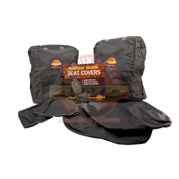 SEAT COVER SET FRONT DRV + PASS BUCKETS WITH S/I AIRBAG GREY