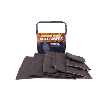 SEAT COVER SET REAR GREY
