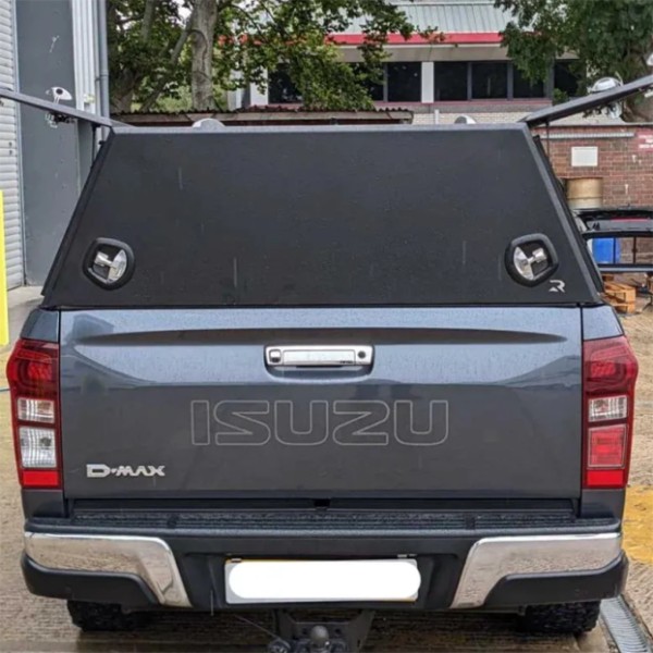 Hardtop ROCKALU aluminium 3 pour Isuzu D-Max 2012+ Double-cab (noir)