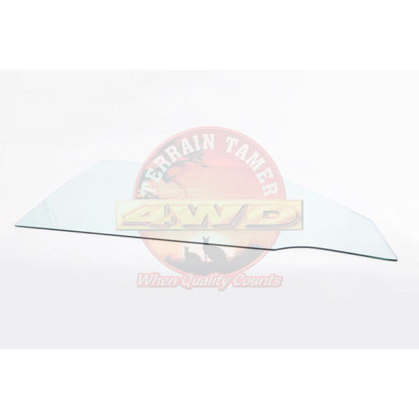DOOR GLASS FRONT R/H GREEN T4.0 WITHOUT VENT WINDOW