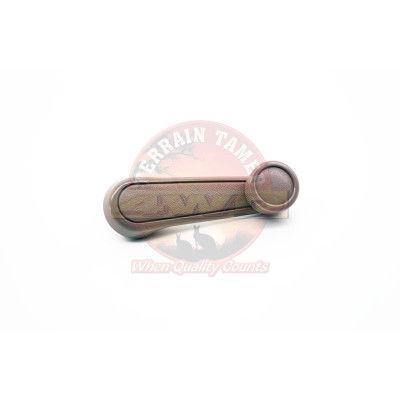 HANDLE FRONT OR REAR DOOR WINDOW REGULATOR OAK TRIM