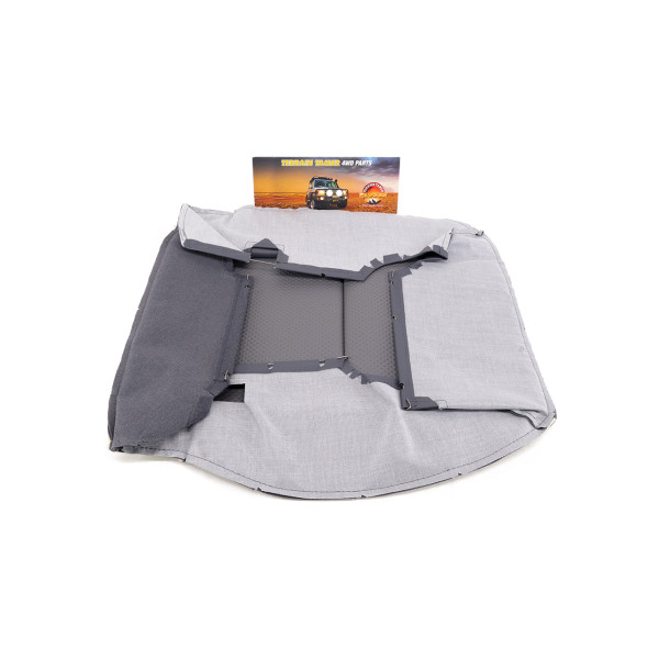 COVER FRONT SEAT CUSHION L/H SALTE GREY TRIM