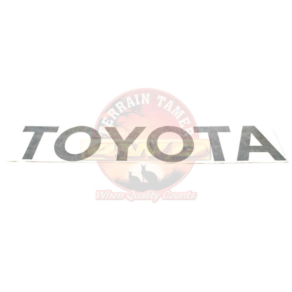 TOYOTA STICKER TAIL GATE