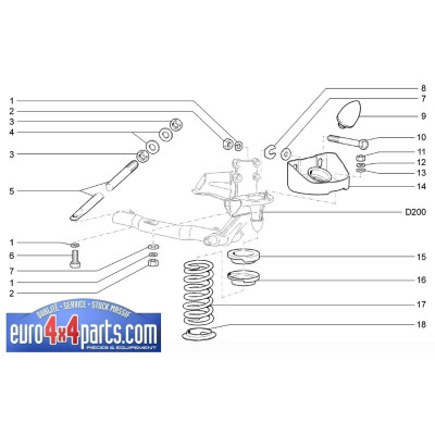 Butée caoutchouc de triangle supérieur [Générique]