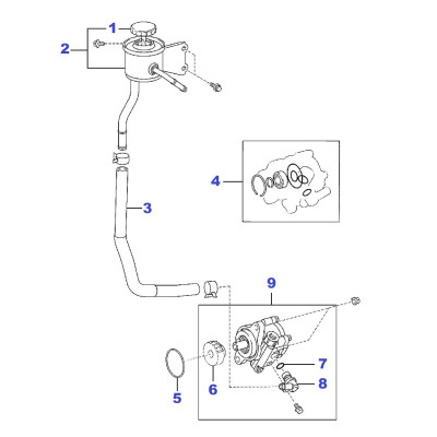 Direction assistée - Réservoir - Bouchon [Origine Constructeur]