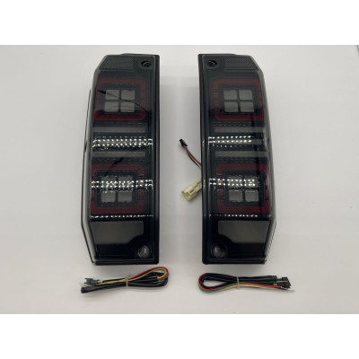 Feux arrière leds fumés pour Land Cruiser HZJ7 GRJ7 - La paire