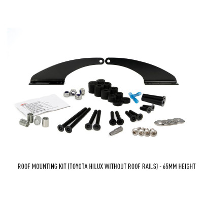 KIT MONTAGE TOIT TOYOTA HILUX (sans rails de toit) - 65mm - RRR-24 /