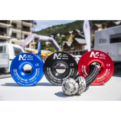 Anneau de treuillage 13.5T en aluminium anodisé " couleur au choix "