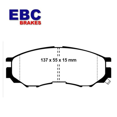 PLAQUETTES de FREIN Avant EBC Ultimax