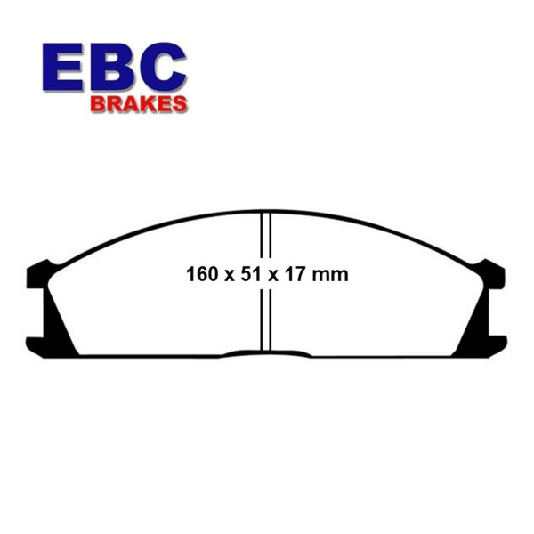 PLAQUETTES de FREIN Avant EBC Ultimax