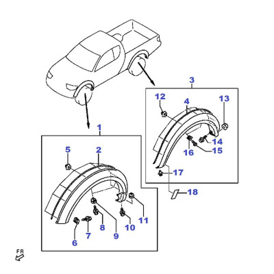 EXTENSION d'AILE AVG [Origine Constructeur]