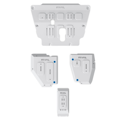 BLINDAGES RIVAL DACIA DUSTER 2023+ - KIT 3 pcs