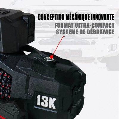 TREUIL T- MAX 6000KG EWI13000S FV SERIES ( CORDE SYNTHETIQUE )