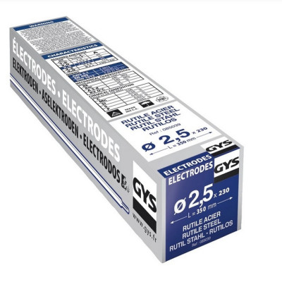 Etui de 230 électrodes GYS Rutiles Acier E6013 Ø2.5mm