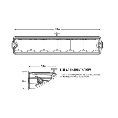 Phare LED LAZER CARBON-6 SPOT (GEN 3) - LA00C6-SPOT-G3 - vue 4