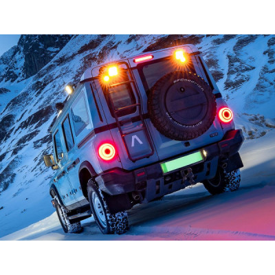 Phare LED LAZER UTILITY-50 NOIR - FONCTION GYROPHARE - LA00U50-STRB-B - vue 4