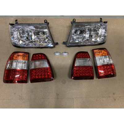 Pack complet feux cristal LED Toyota Land Cruiser HDJ100 1998-2003 - MAX 4X4