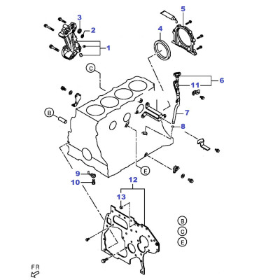 Filtre - support de filtre à huile - joint [Générique]