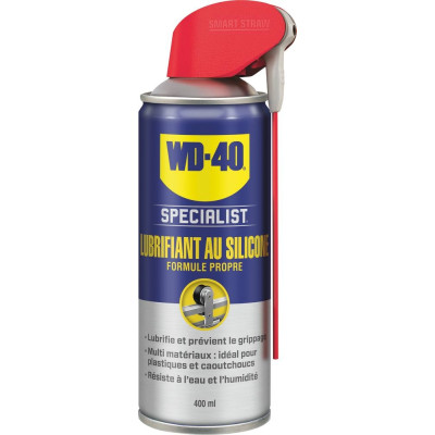 Lubrifiant au silicone avec tête 2 jets - aérosol 400ml