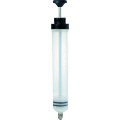 Seringue à huile plastique translucide 500ml avec tuyaux