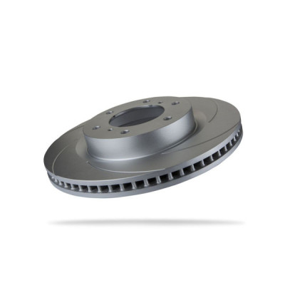 Disque de frein avant droit Pedders rainuré ventilé Mitsubishi Pajero 2006 +