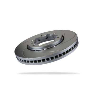 Disque de frein avant droit Pedders rainuré ventilé ø316 mm Nissan Patrol Y61