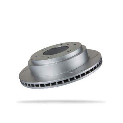 Disque de frein arrière droit Pedders rainuré ventilé Mitsubishi Pajero 3