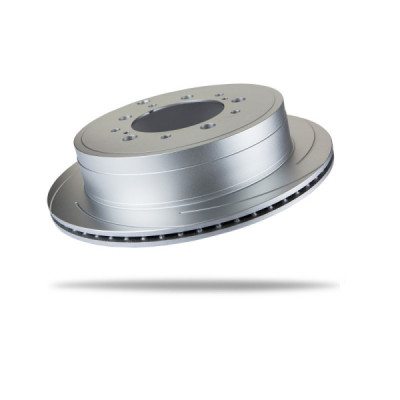 Disque de frein arrière droit Pedders rainuré ventilé ø345 mm Toyota LC200