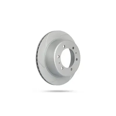 Disque de frein arrière gauche Pedders rainuré ventilé kit conversion Hilux Revo