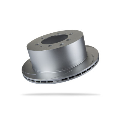 Disque de frein arrière gauche Pedders rainuré ventilé ø312 mm Toyota HDJ80