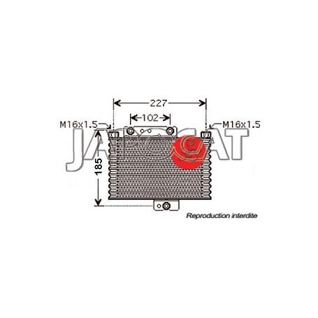 RADIATEUR d'HUILE Moteur