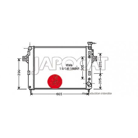 RADIATEUR de Refroidissement