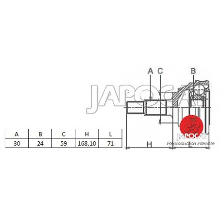 JOINT HOMOCINETIQUE / TETE de CARDAN