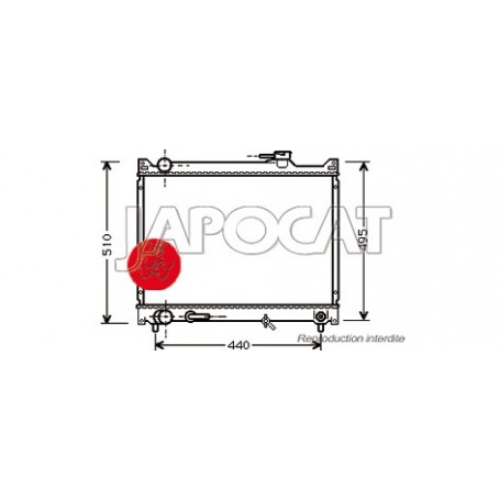 RADIATEUR de Refroidissement