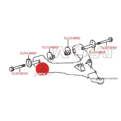 BLINDAGE BOITE DE VITESSE ET TRANSFER toyota kdj 120/125