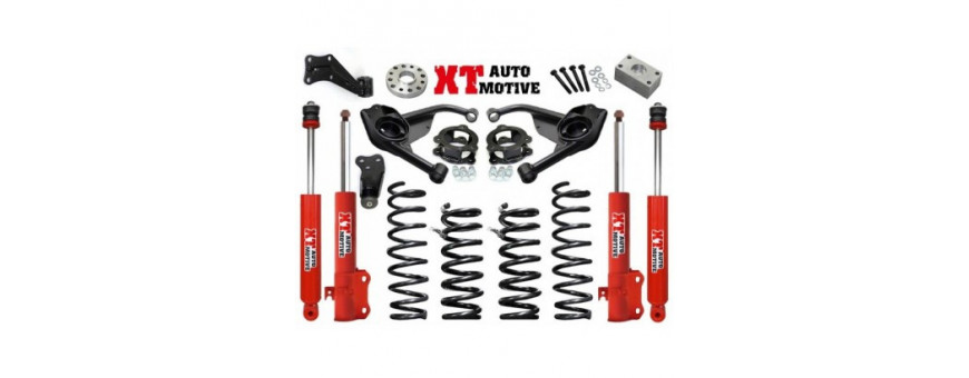 Catégorie Kits réhausse - Max 4x4, Fournisseur pieces 4x4 : Kit univ. sangles anti-débattement simple épais. réglables à soud...